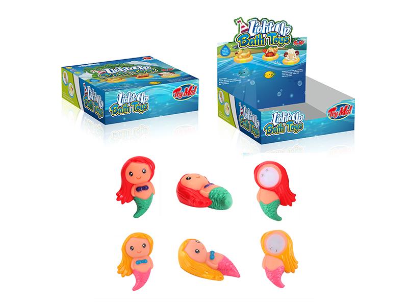 Mermaid Light Up Bath Toys 12pcs