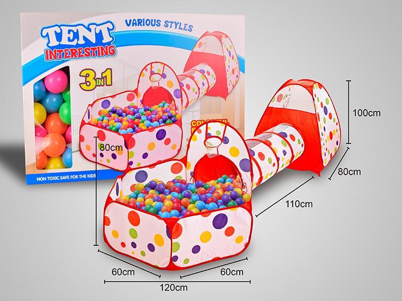 Tent With 25PCS 6CM Ocean Balls