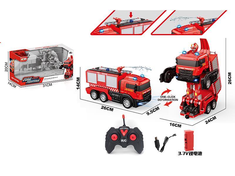 Remote Control Transformation Fire Engine