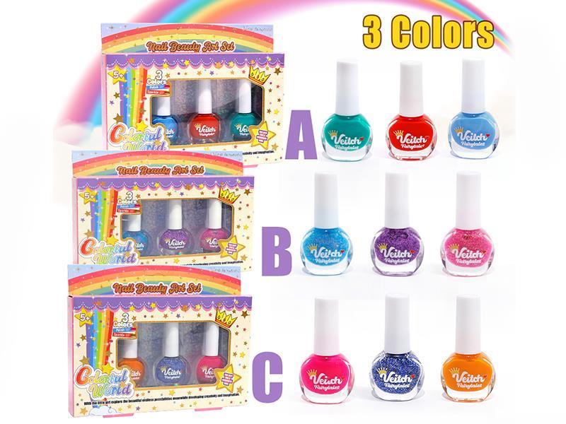 3PCS Nail Polish