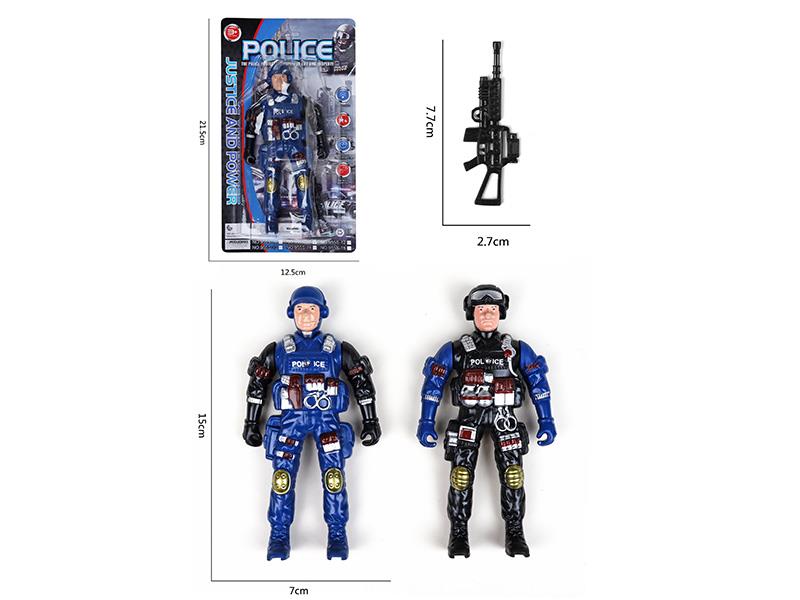 Policeman Toy With Flash Lights 1PCS