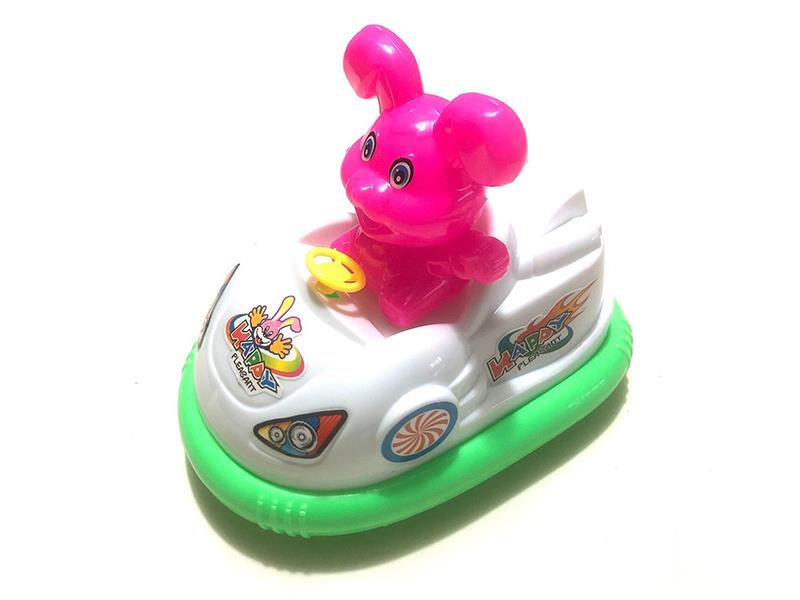 Pull Line Rabbit Bumper Car