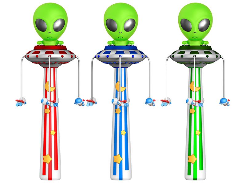 UFO Alien Rotating Flash Stick With Sound