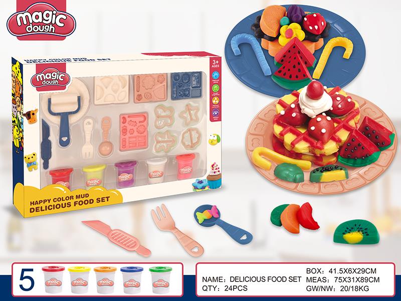 Delicious Food Color Clay Set