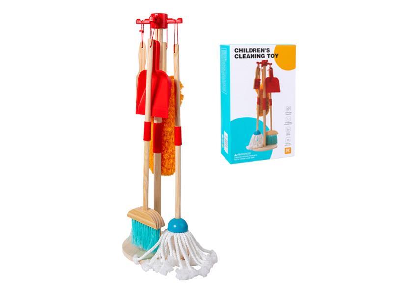 Wooden Children'S Cleaning Tool