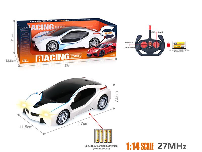 27Mhz 1:14 4-Channel Remote Control BMW i8 Simulated Car With Headlights