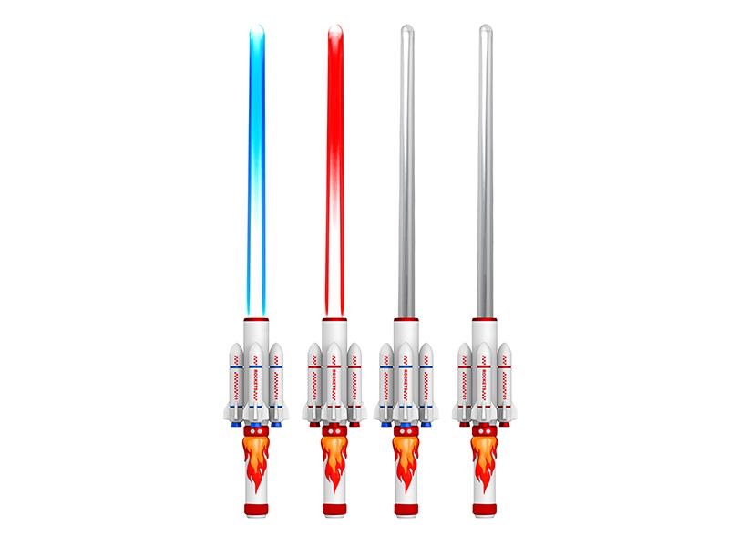 Rocket Lightsaber With Sound, Dual Switch