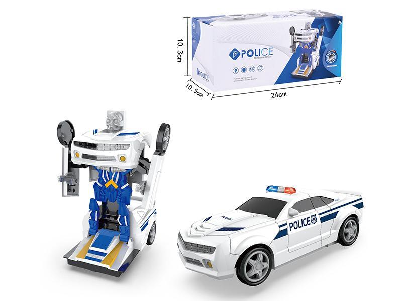 Bump And Go Transformation Police Car