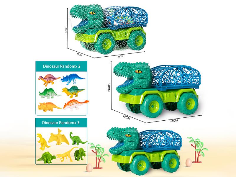 Slide Tyrannosaurus Rex Transport Truck Set 10pcs