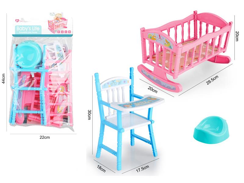 Dining Chair Baby Bed Set