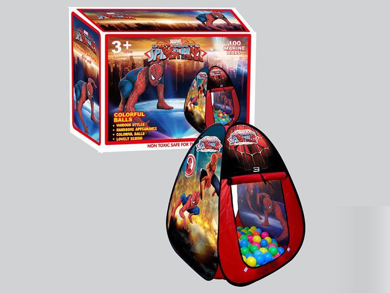 Spider-Man Tent With 100PCS 6CM Ocean Balls