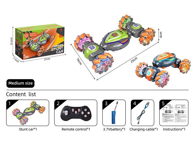 1:18 R/C Namwheel Stunt Twist Car