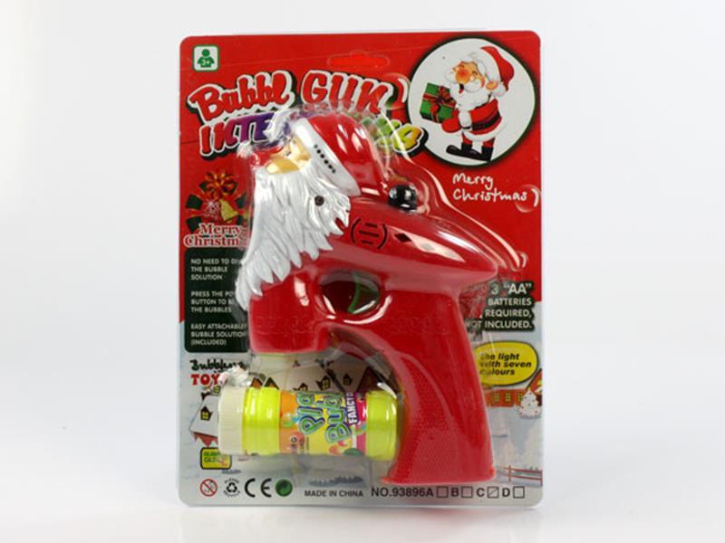 Santa Claus Bubble Gun With Light And Music