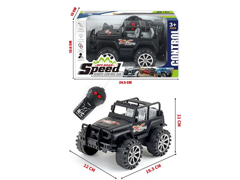 2-Channel Remote Control Off Road Jeep Truck