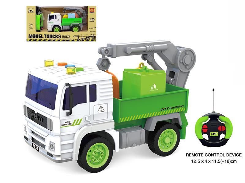 RC Sanitation Truck（4CH With Light)