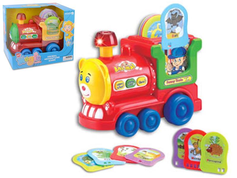 FUNNY TRAIN ANIMAL ADVENTURE GAME LEARNING TOY