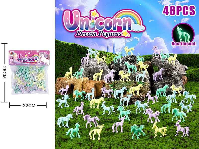 Static Unicorn(Glow In The Dark)48PCS