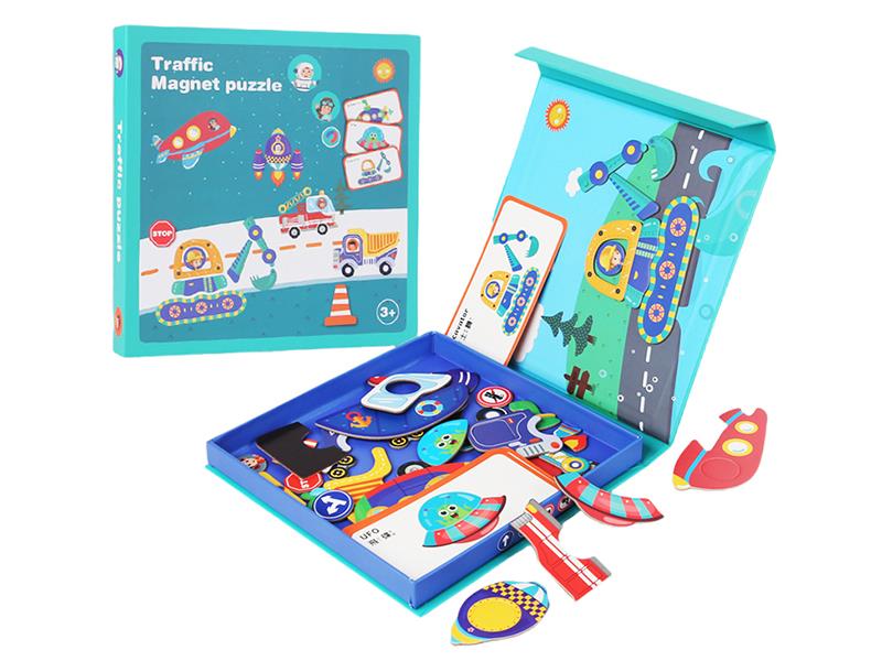 Traffic Magnetic Puzzle