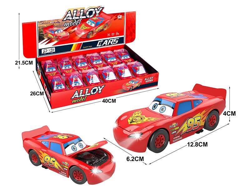 1:34 Alloy Car Model 12pcs