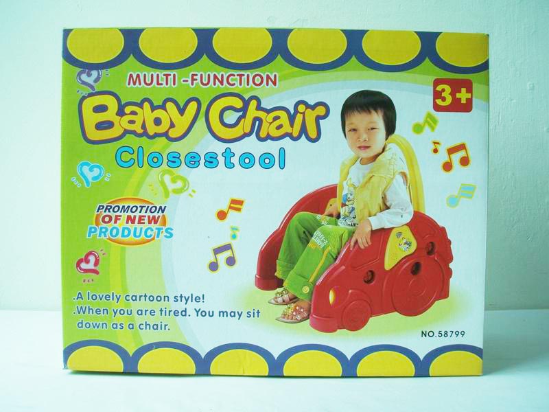 MUSICAL BABY CHAIR WITH CLOSESTOOL