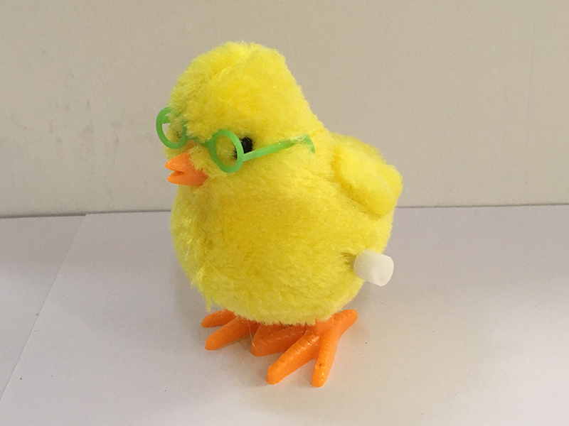 WIND UP HEN WITH GLASSES