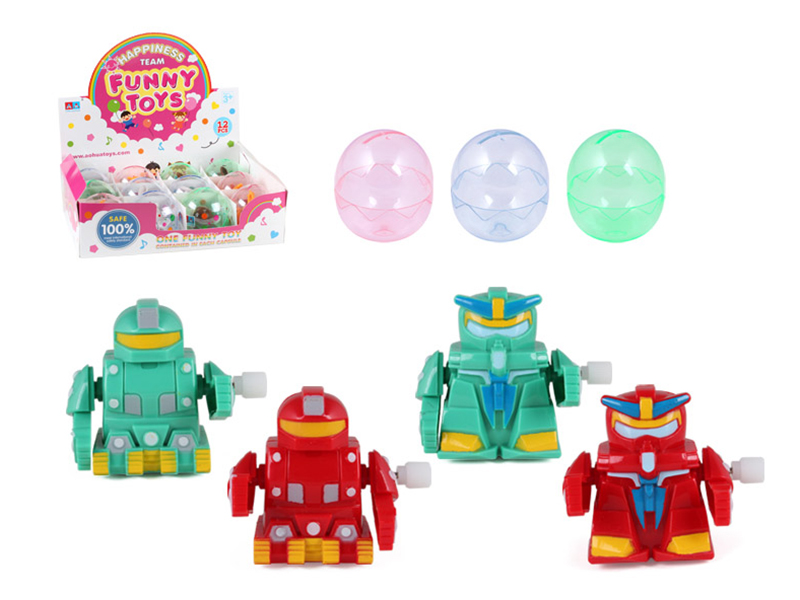 12PCS WIND UP ROBOT(2)