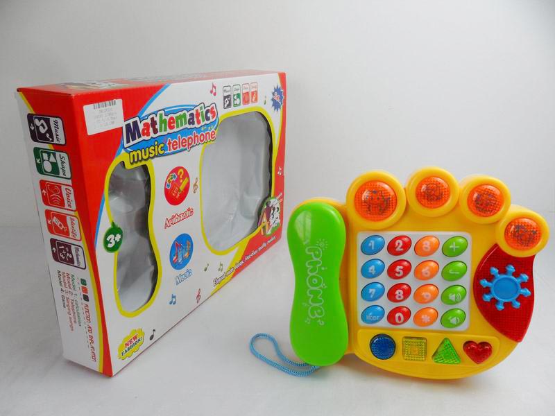 TELEPHONE WITH MATH LEARNING AND MUSIC