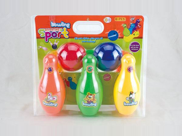 8pcs ABS Bowling Toy