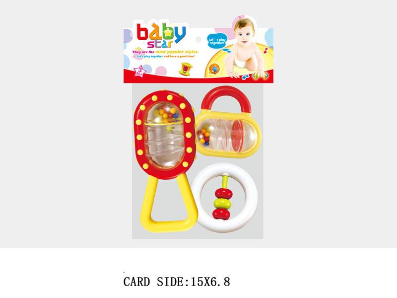 3PCS SHAKING BELL TOYS