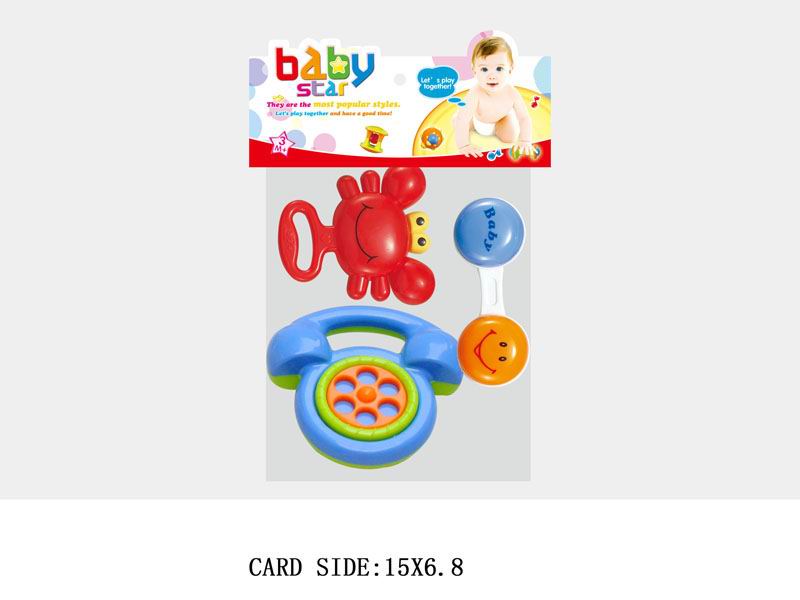 3PCS SHAKING BELL TOYS