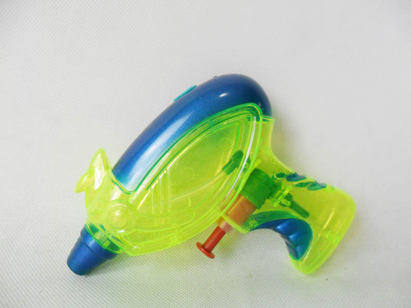 PAINTED TRANSPARENT WATER GUN TOY