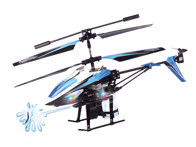 3.5ch infrared rc helicopter toy with water jet,light