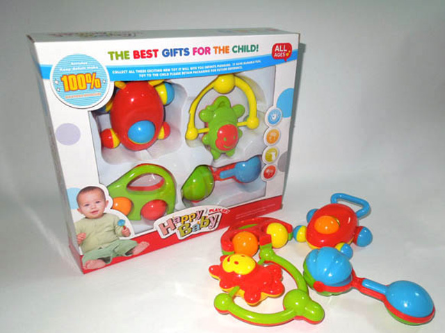 4pcs shaking bell toy