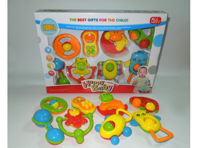 8pcs shaking bell toy