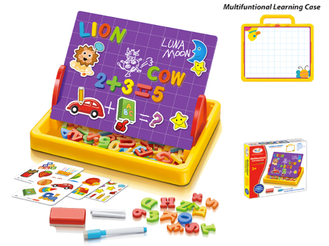 Multifunctional learning case toy