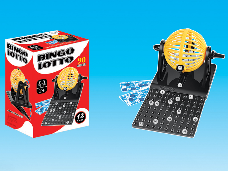 90 numbers bingo lotto toy with 12cards