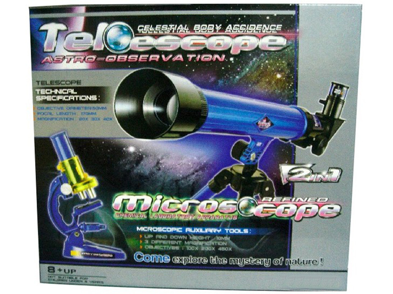 Astronomical telescope toy & Microscope toy