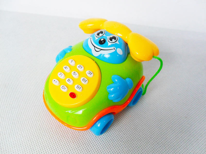 Cartoon phone car with light music