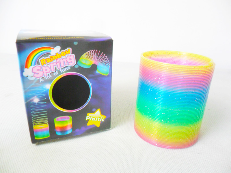 No. 1 glitter rainbow circle