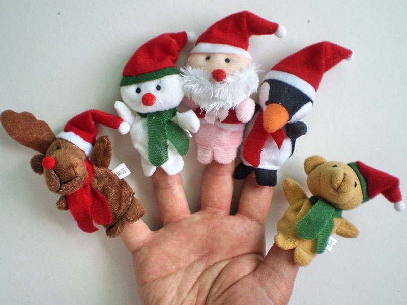 The Christmas doll series of fingers