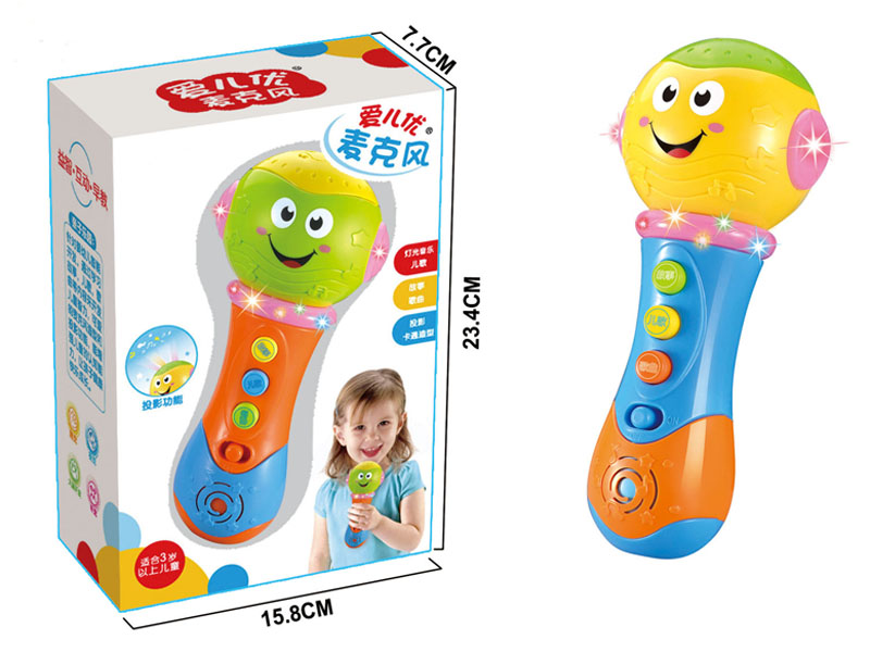 projection microphone toy