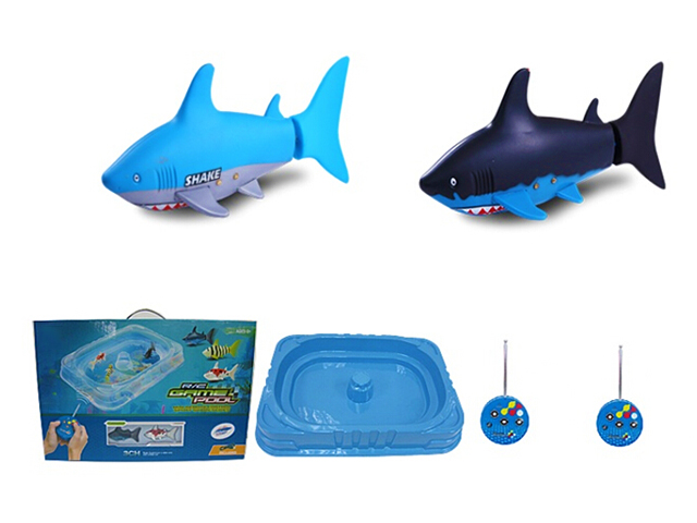 Remote Control 
Shark With Blister Card Pool