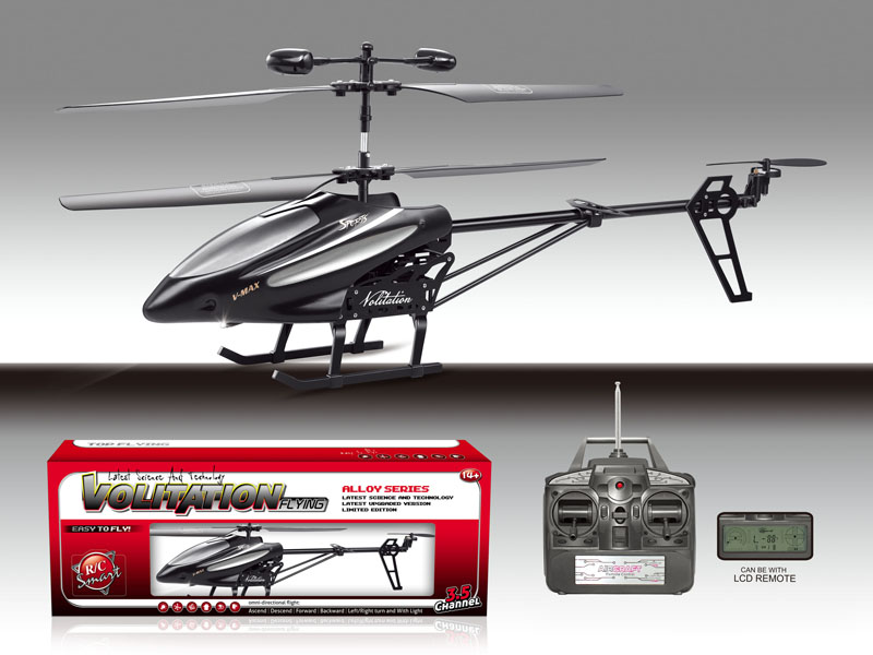 3.5ch Metal RC Helicopter Toy with Gyro and camera