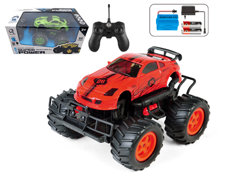 1:16 4ch Remote Control Off-road Racing With Light  And Charger