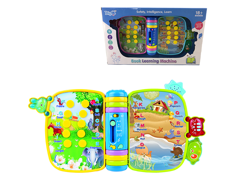 Book Learning Machine Toy with light and music