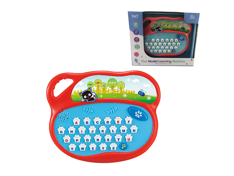 5 mode English  Learning Machine Toy with light and music