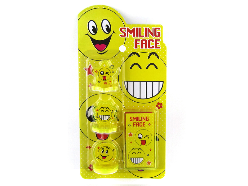 Smile Face Cartoon Stamper Toy