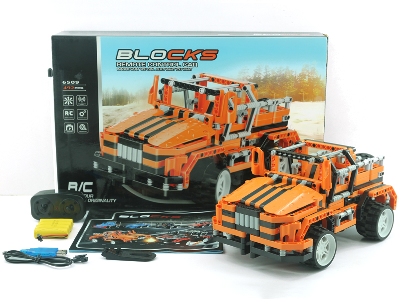 492PCS Radio Control Building Blocks Car