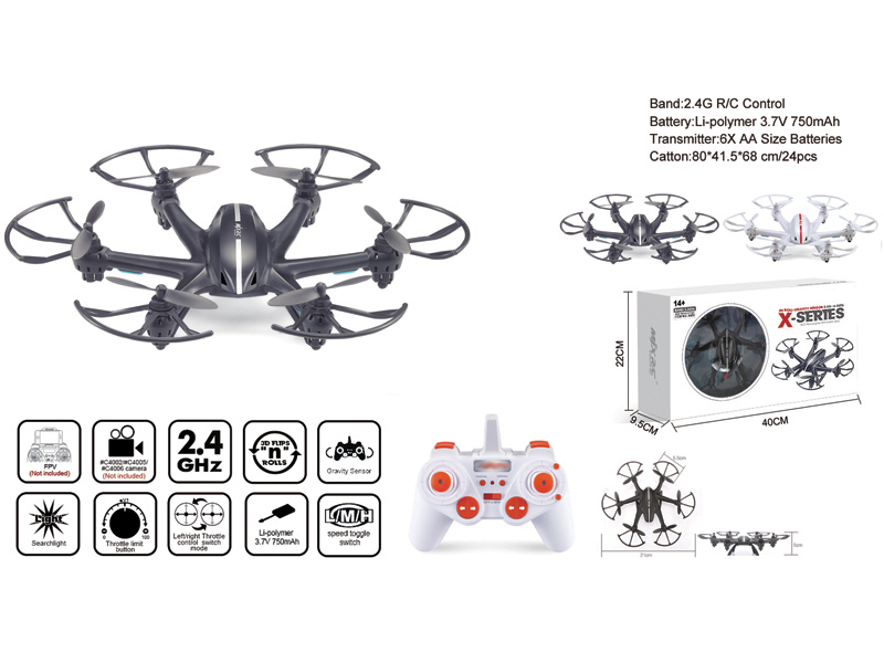 Radio Control Six Axis Quadrocopter