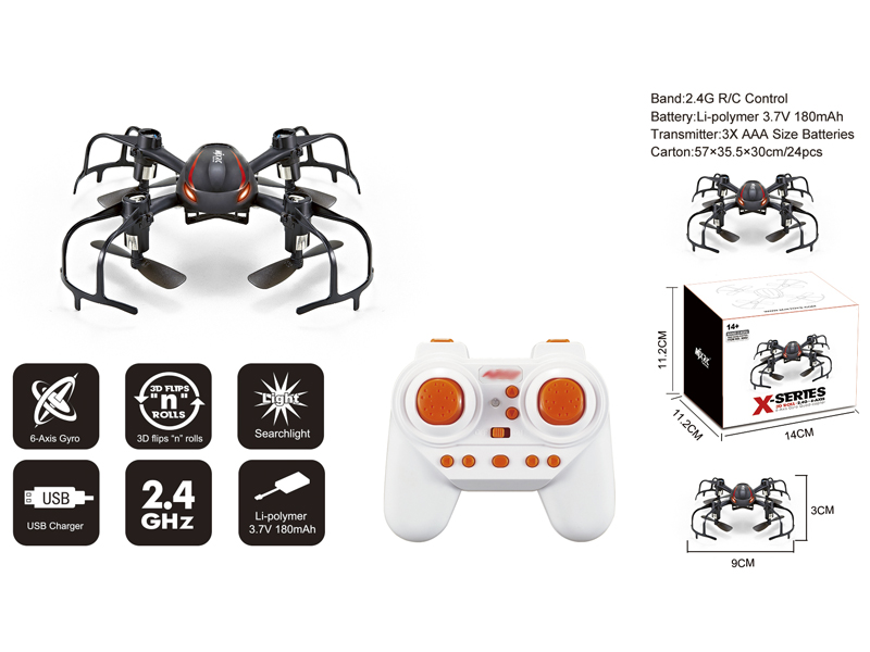 Radio Control Four Axis Quadrocopter